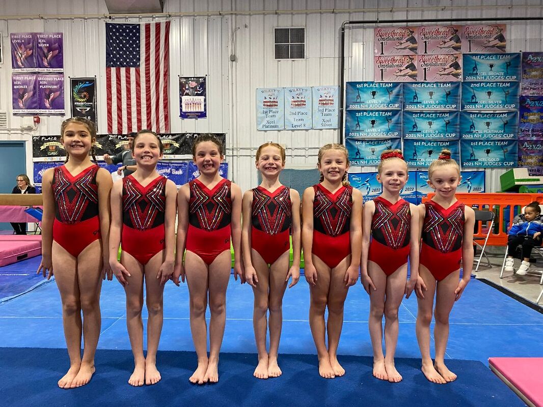 Girls Competitive Team - IMPACT GYMNASTICS -301 RIVER ROAD BOW NH 03304  (603) 219-0343